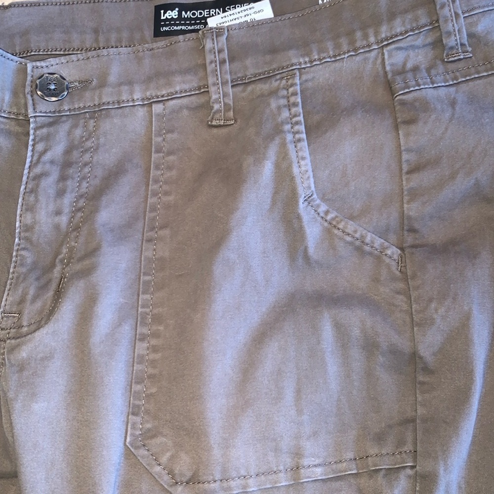 Lee jeans, Women's 10 khaki EUC skinny, mid rise, brushed cotton, pockets - Picture 8 of 17